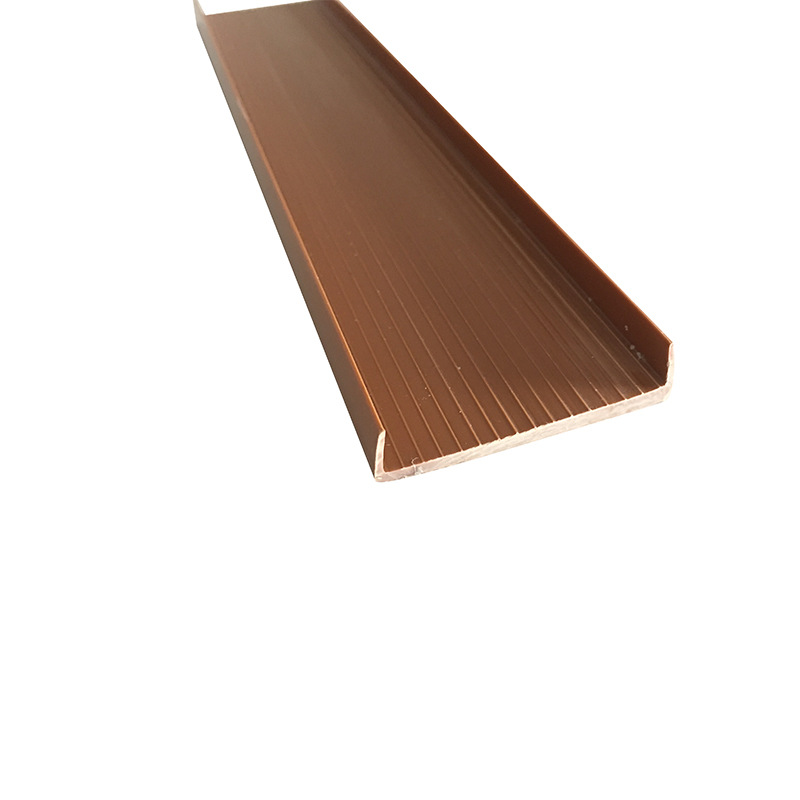 新款 软硬共挤u型槽 内宽5mm u型木板夹条 可定做规格