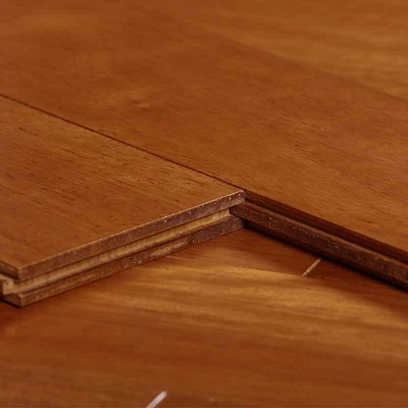 厂家直销纯实木平扣系列地板 东南亚番龙眼 18mm纯实木地板