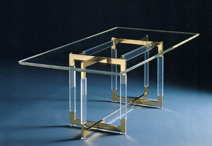 工厂定制 亚克力透明电脑书桌 家用电脑书桌 办公家具 餐桌