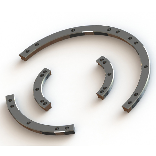 齿条导轨定制 圆形带齿圈环形齿轮导轨高精密v型齿条弧形导轨轨道