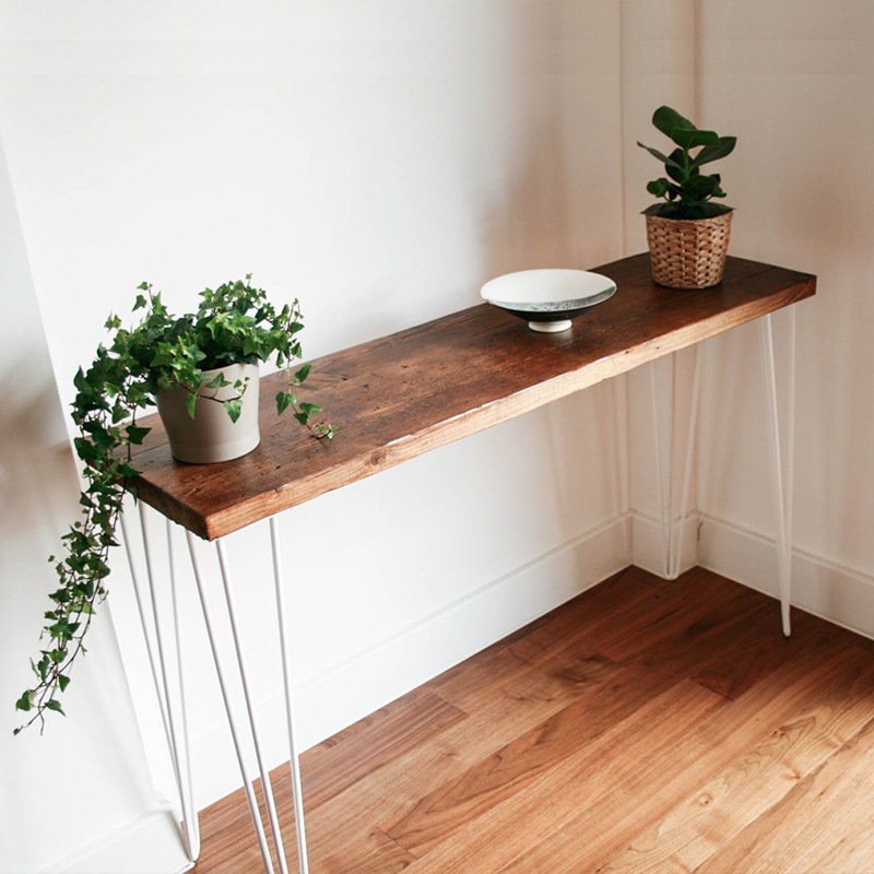 实木玄关桌长北欧细长条边桌靠墙窗边桌长条窄桌子玄关条桌长桌细