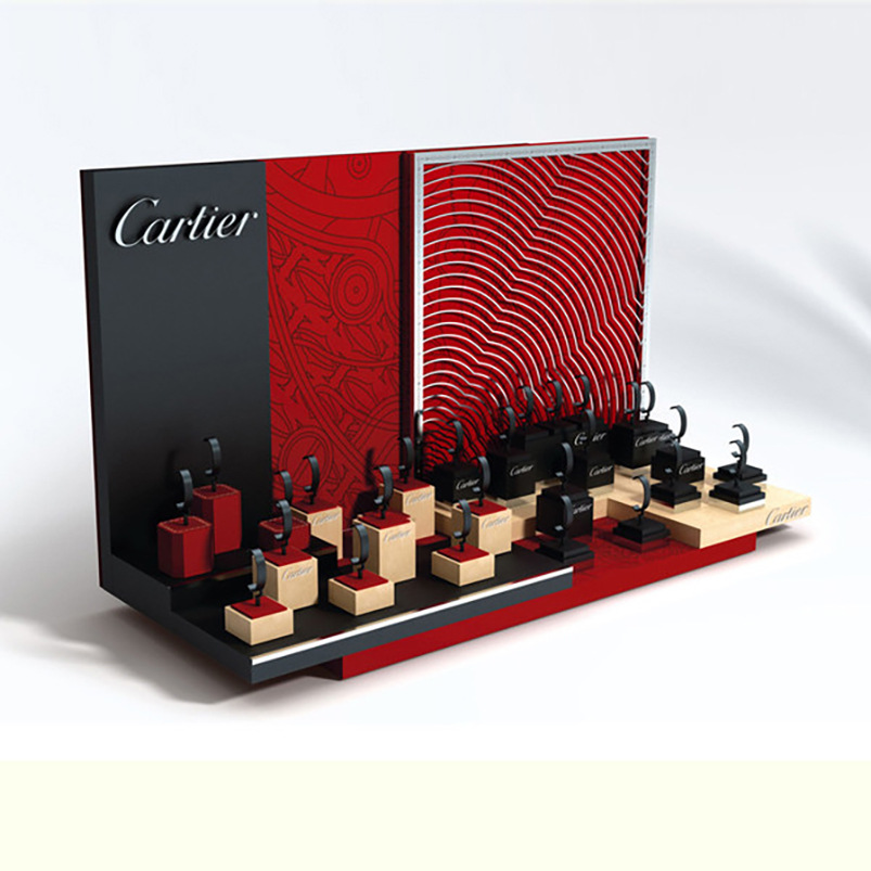 厂家批发手表展示架橱窗台位手表展示道具有机玻璃手表手环展示台