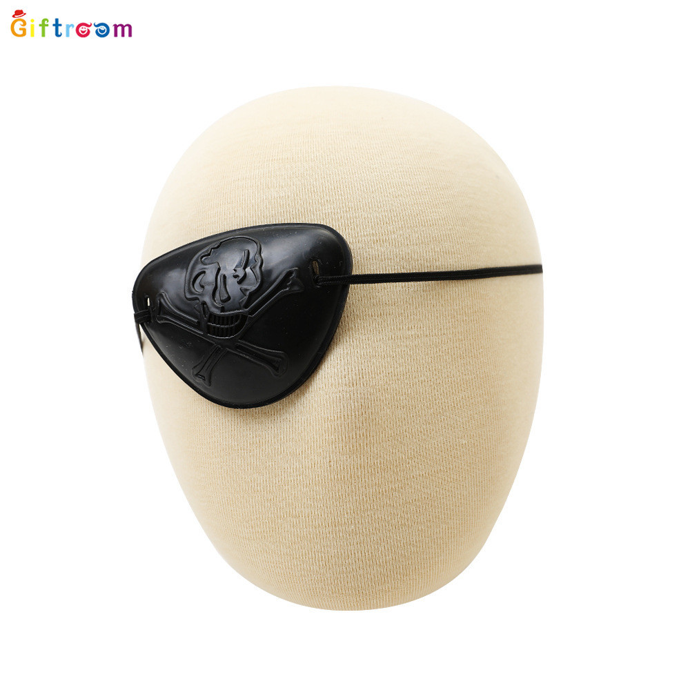 万圣节化妆舞会道具cosplay加勒比海盗海盗眼罩杰克船长儿童玩具