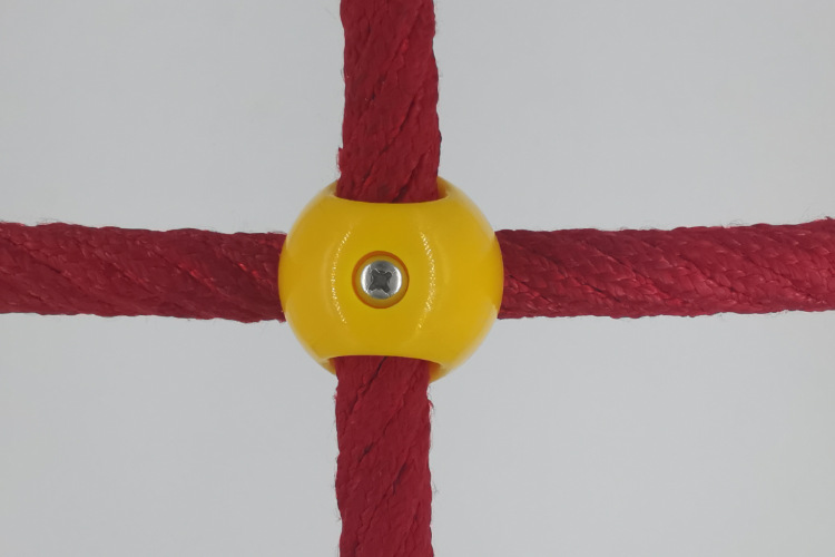 攀爬网扣 十字交叉扣 爬网固定件 塑料扣 十字结