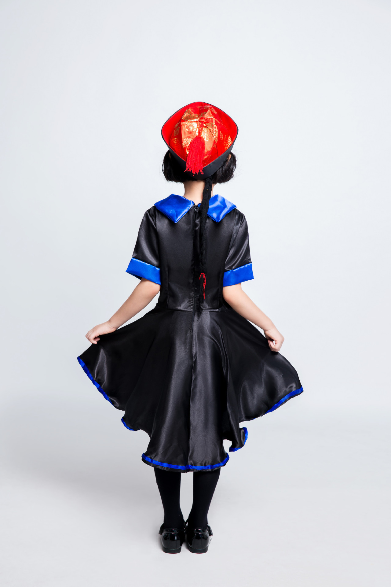 2019新款童趣僵尸角色扮演服万圣节儿童舞台话剧演出服僵尸亲子装