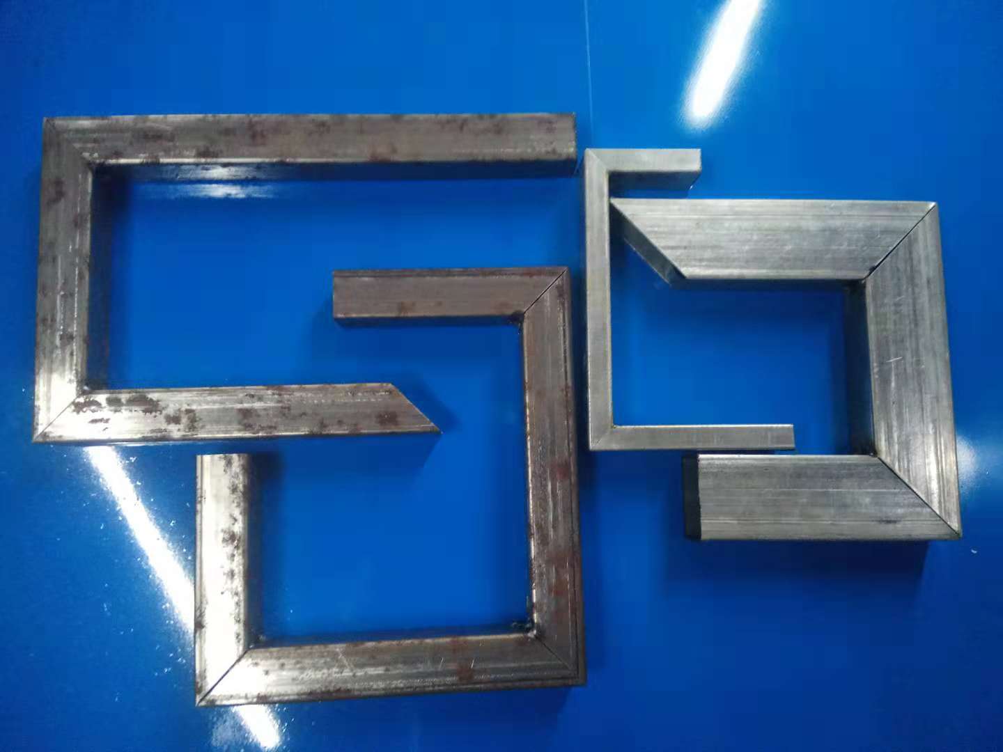 新款90度方管弯管机 门窗框架冲角机 管材直角折角机