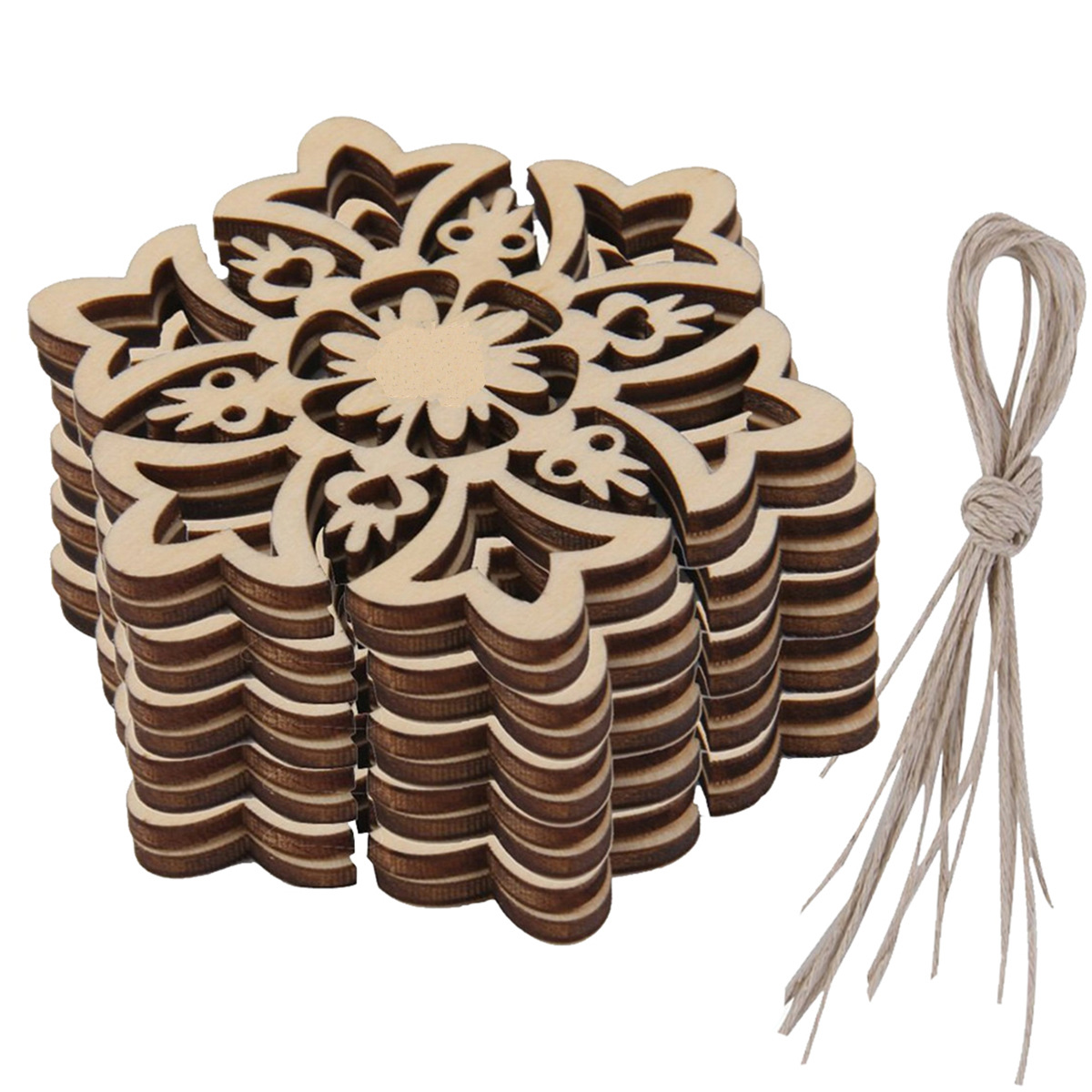 木质圣诞树挂件店铺小礼品家居装饰 手工diy配件创意工艺品装饰品