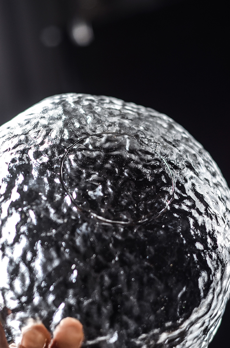 明火电陶炉加热锤纹玻璃水洗茶海茶碗功夫茶具配件茶道零配茶渣缸