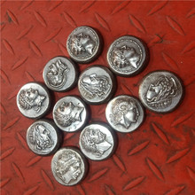 供应仿古钱币做旧白铜币外汇币银币外国银元古玩工艺品批发