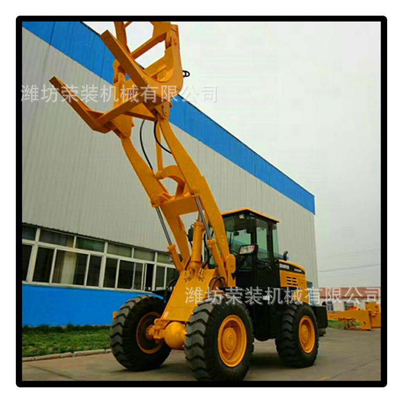 oem50装载机抓管机 抓草抓木机 大型铲车 整机全车件 厂家直销