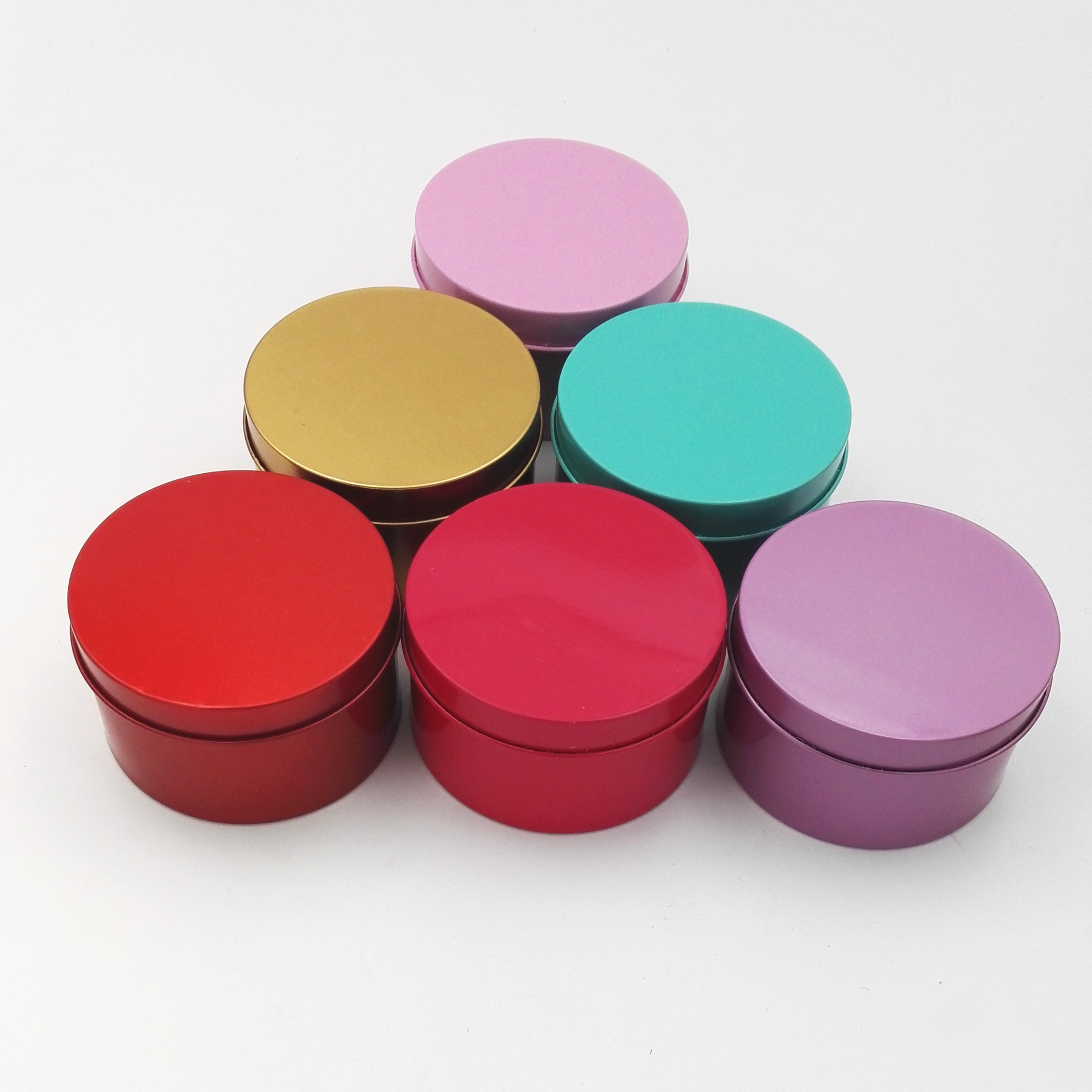 7万个105圆形喜糖盒 欧式diy可印刷logo糖果盒 马口铁材质铁盒相似