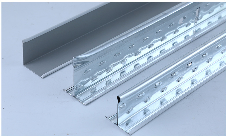 烤漆龙骨 石膏板厂家批发隔墙吊顶u型边角配件烤漆主副轻钢龙骨