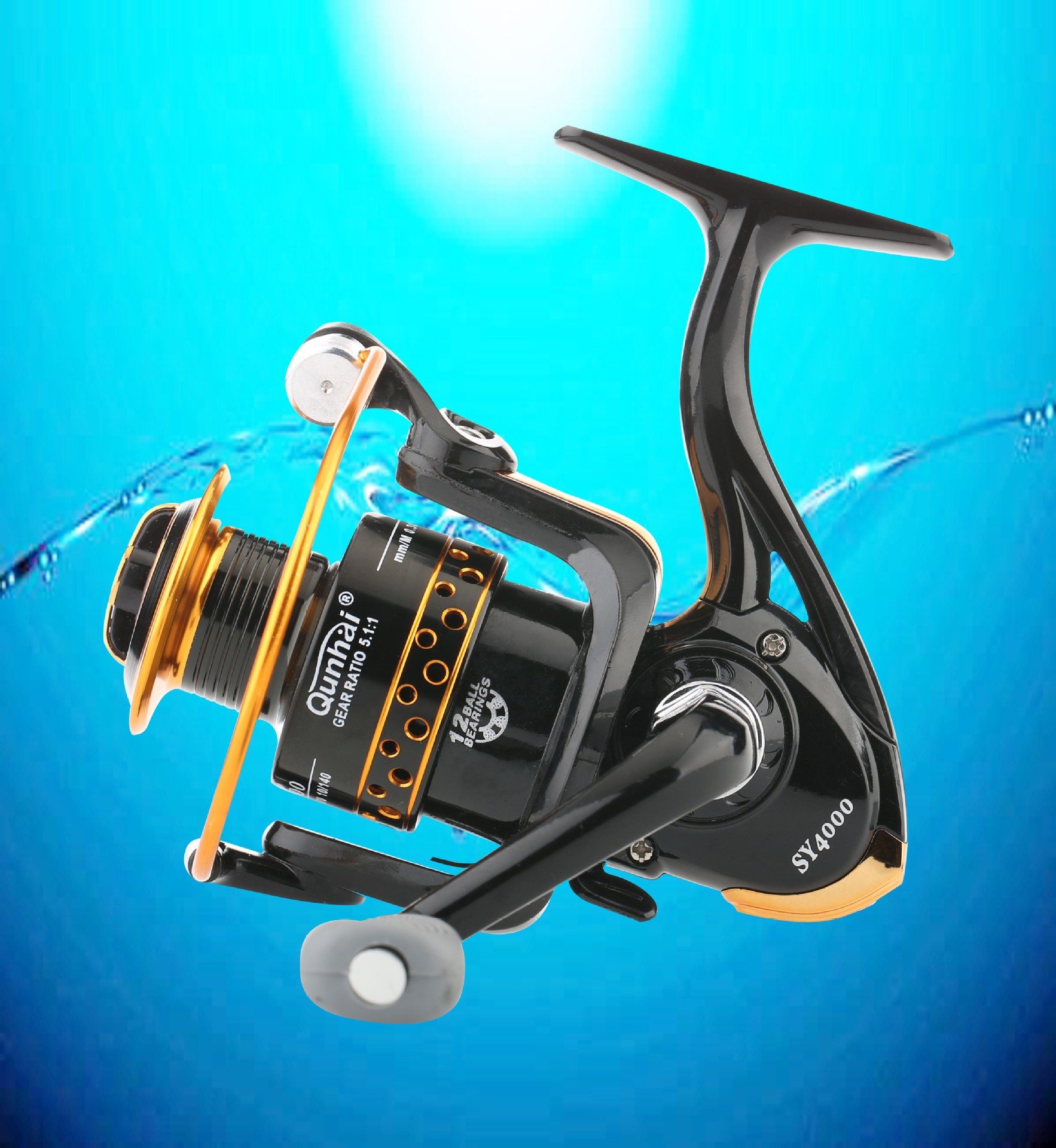 供应 群海sy金属头系列渔轮渔鱼线轮纺车轮鱼轮钓鱼筏渔轮