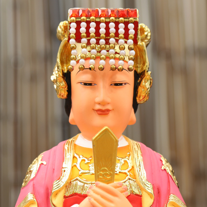 妈祖娘娘神像天后天上圣母海神湄洲妈祖娘娘居家保平安树脂佛像