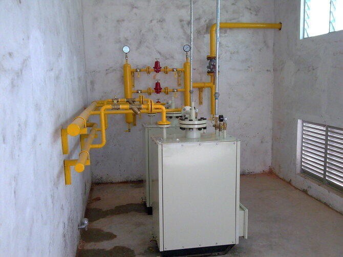 300kg气化器解决掉液化气的压力不稳结冰结霜剩余残液等问题