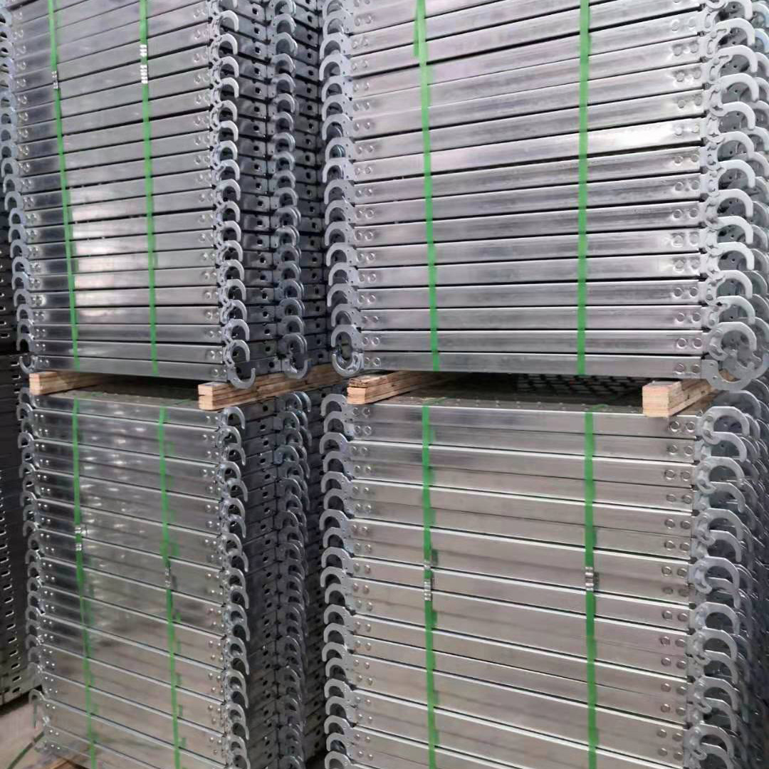 镀锌钢跳板脚踏板 建筑用挂钩式钢跳板 高强度镀锌钢跳板脚手板