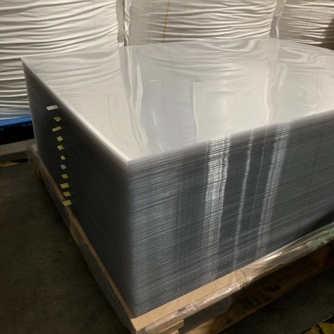 工厂直销亚克力pet橱柜 衣柜门板pet卷材 塑料板材1年质保