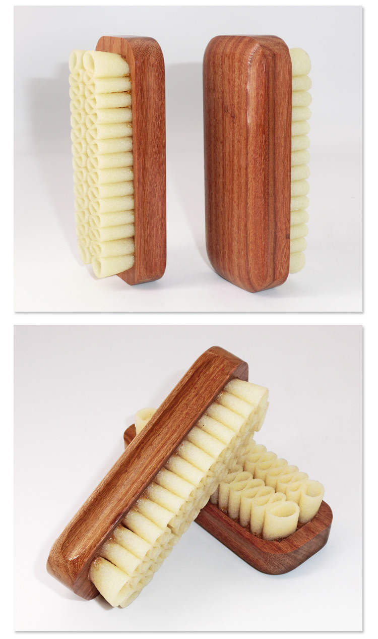 中国总代famaco花梨木法马贵族生胶刷 天然生胶 绒面清洁