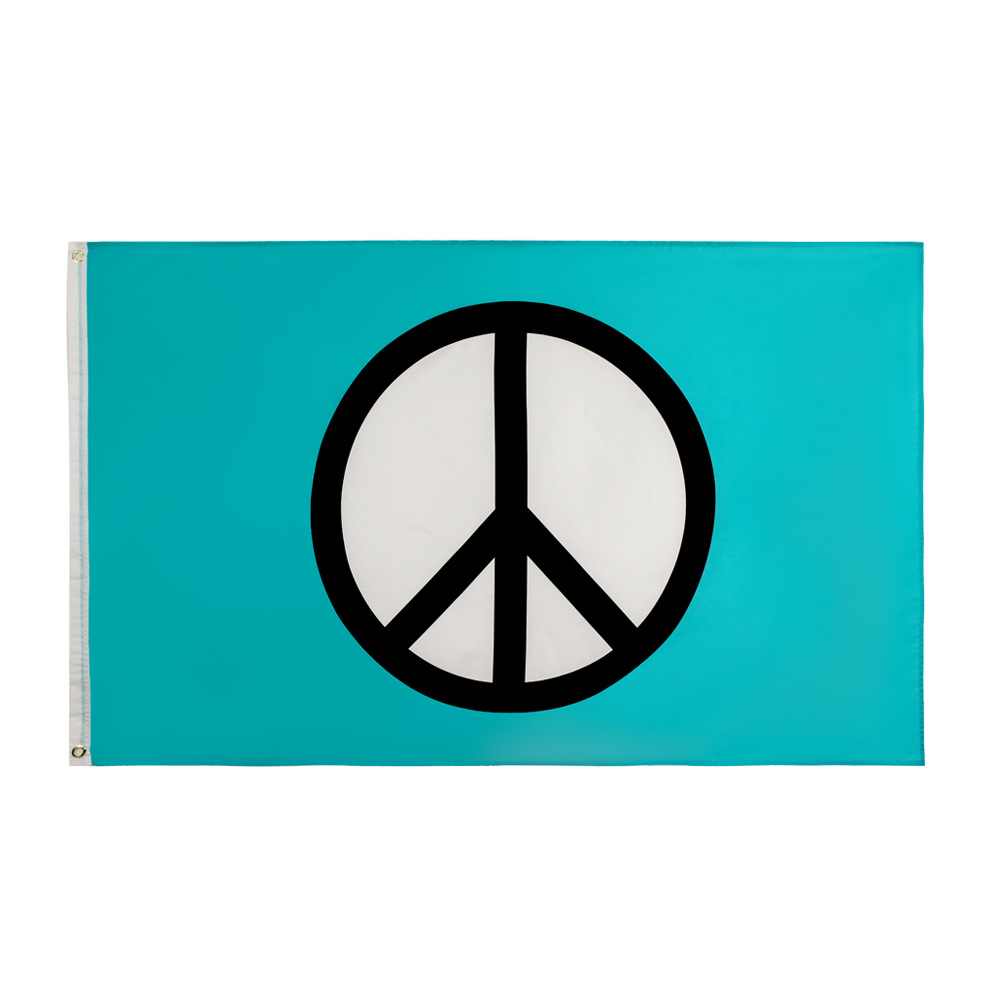 跨境货源 亚马逊 现货批发90*150cm peace flag 和平旗帜