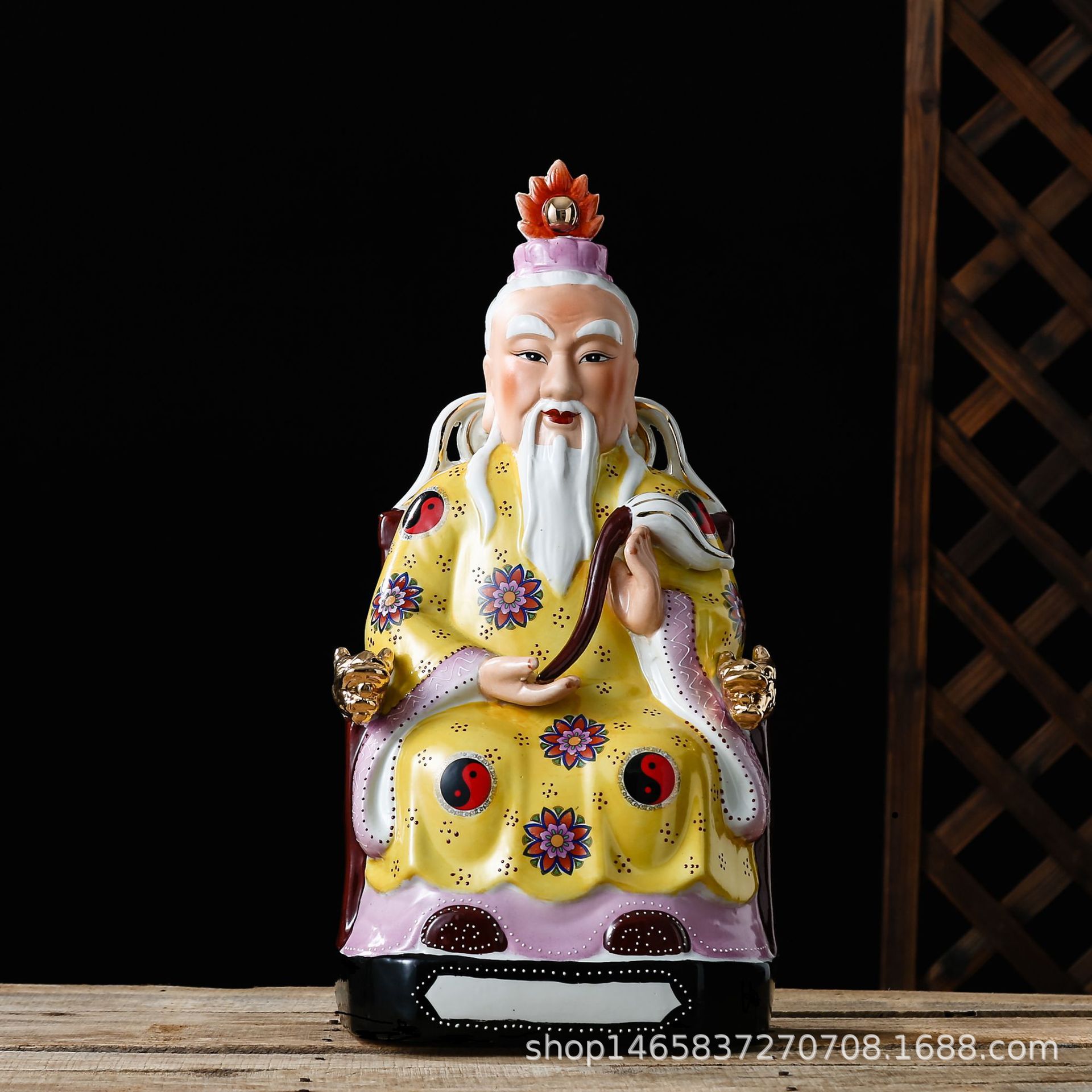 太上老君太清道德天尊太白金星道祖三清祖师 法器法师陶瓷