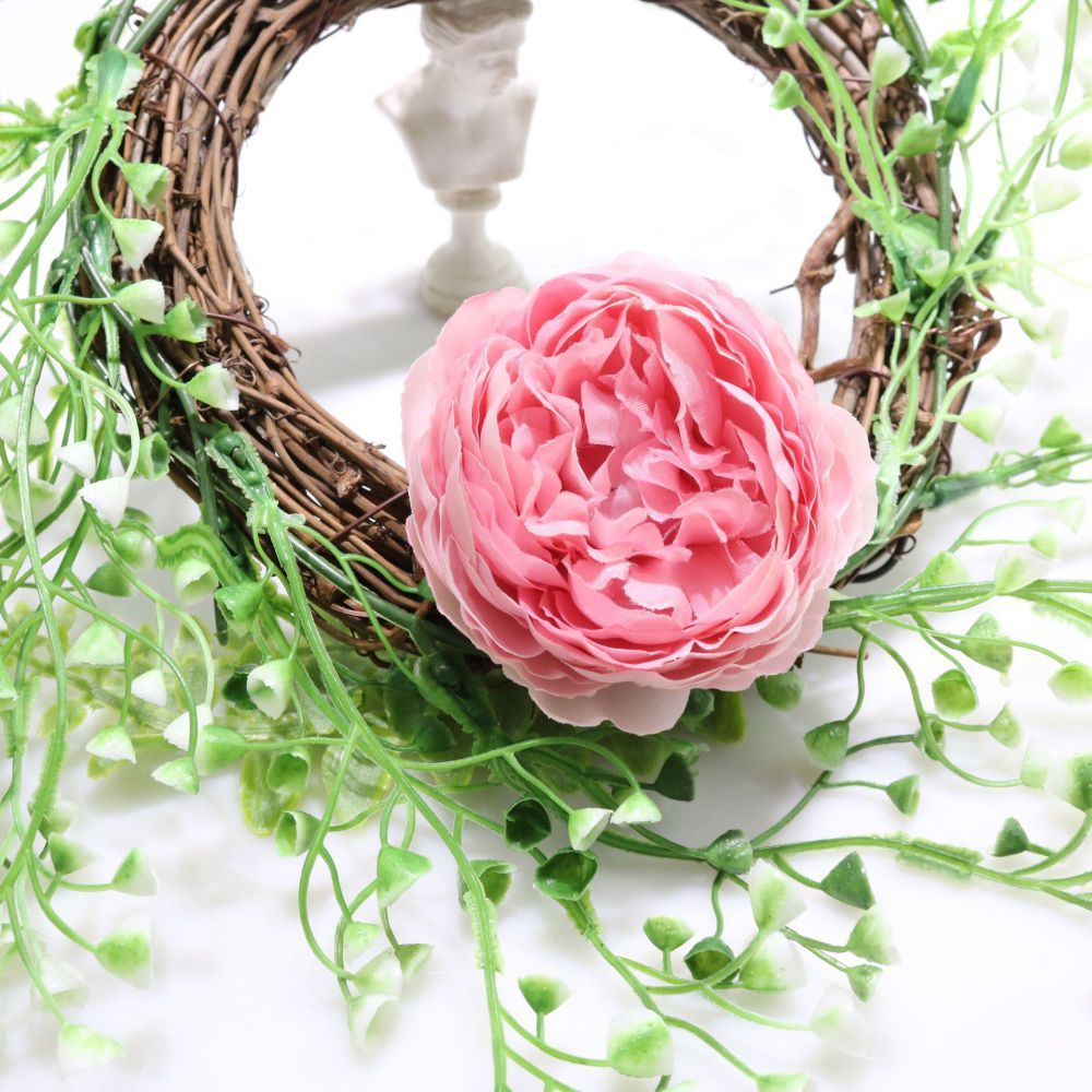 仿真花环婚庆装饰花艺家居装饰品圣诞花环万圣节装饰品25cm