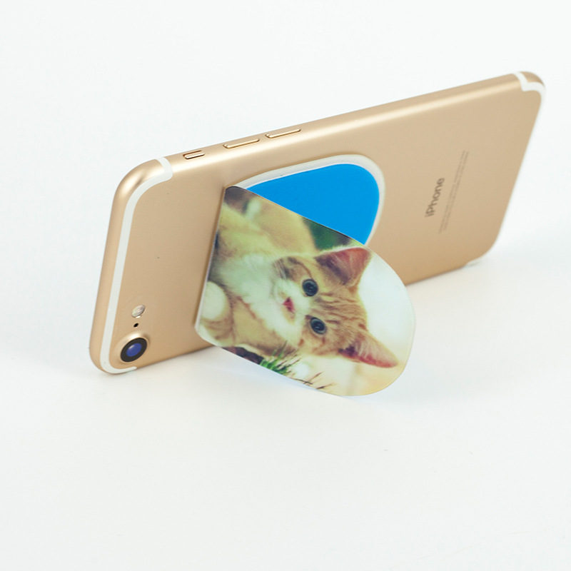 纳米魔幻硅胶手机贴支架背胶魔术贴 车载百变手机导航支架随意帖