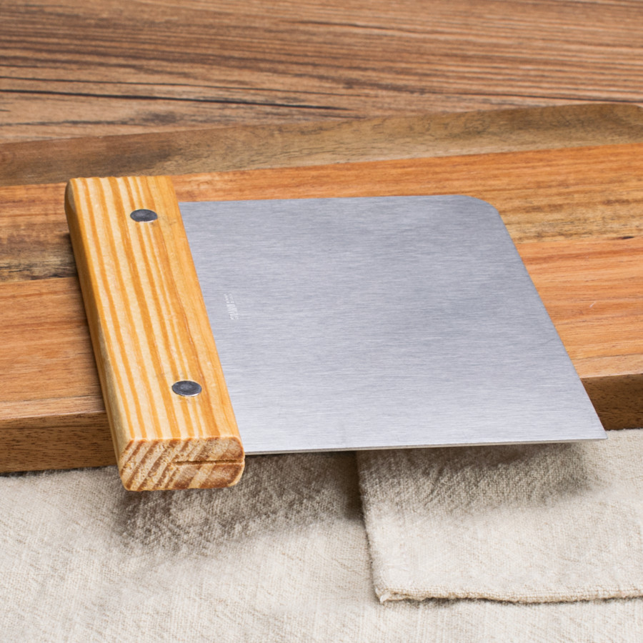 木柄不锈钢刮板切面刀 蛋糕奶油刮刀刮板不锈钢面粉刮板 烘焙工具