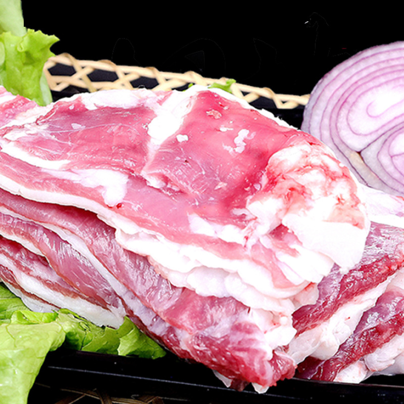 草原羊腩肉新鲜冷冻呼伦贝尔羔羊剔骨肋条肉红烧清炖烧烤煲汤羊腩