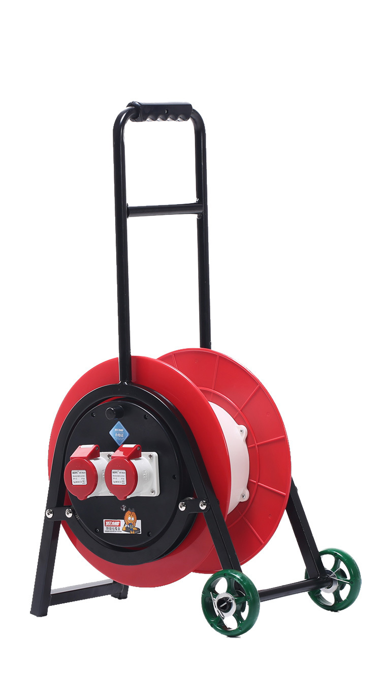 野狼yl-35cgs1-a大电流移动绕线盘电缆卷盘工业插座阻燃耐高温