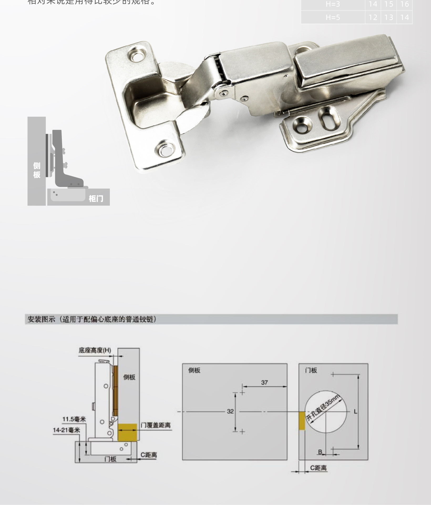 橱柜合页安装图解图片