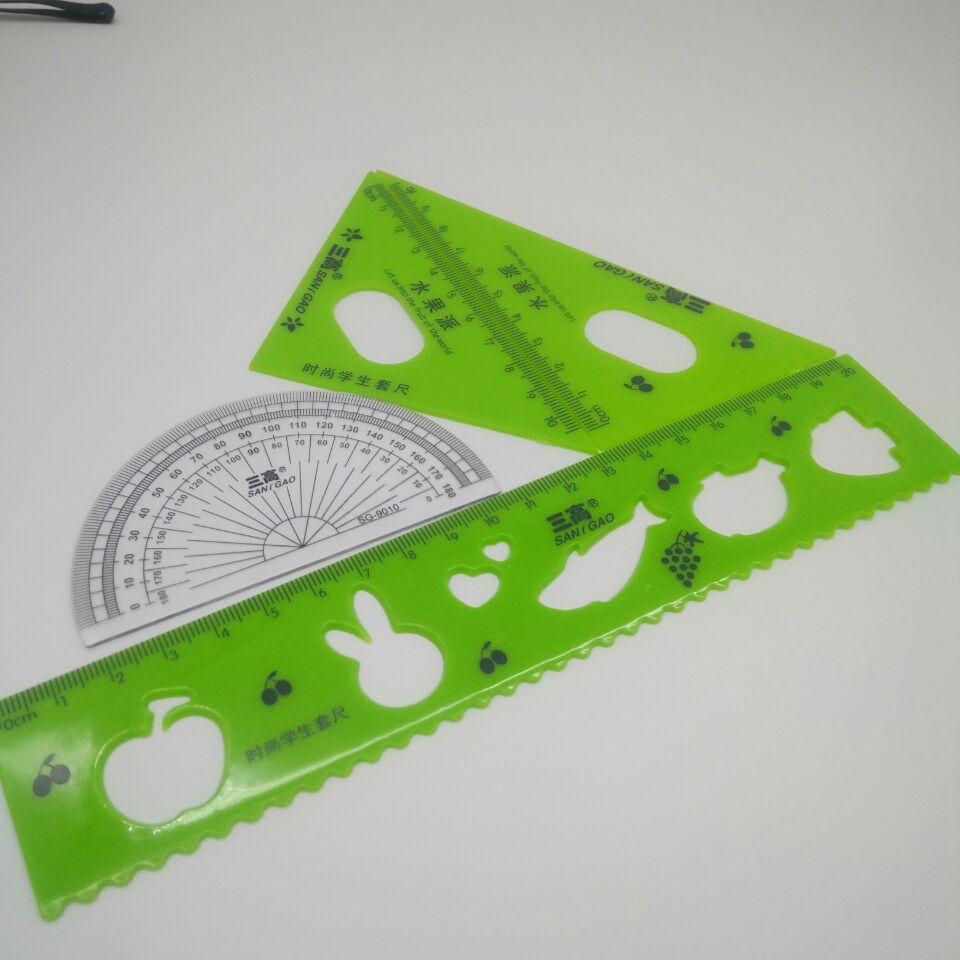 圆规套尺组合 尺子三角板橡皮 学生文具美术绘画工具 厂家直销