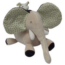 厂家直销 公仔毛绒玩具玩偶安抚抱枕 小象长毛绒动物玩具