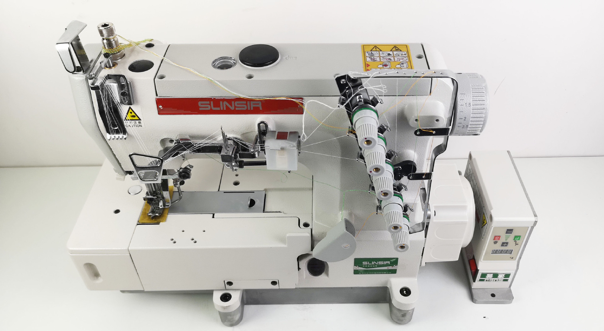 绷缝机500 大方头电脑直驱坎车 三针五线冚车 绷缝车 缝纫设备