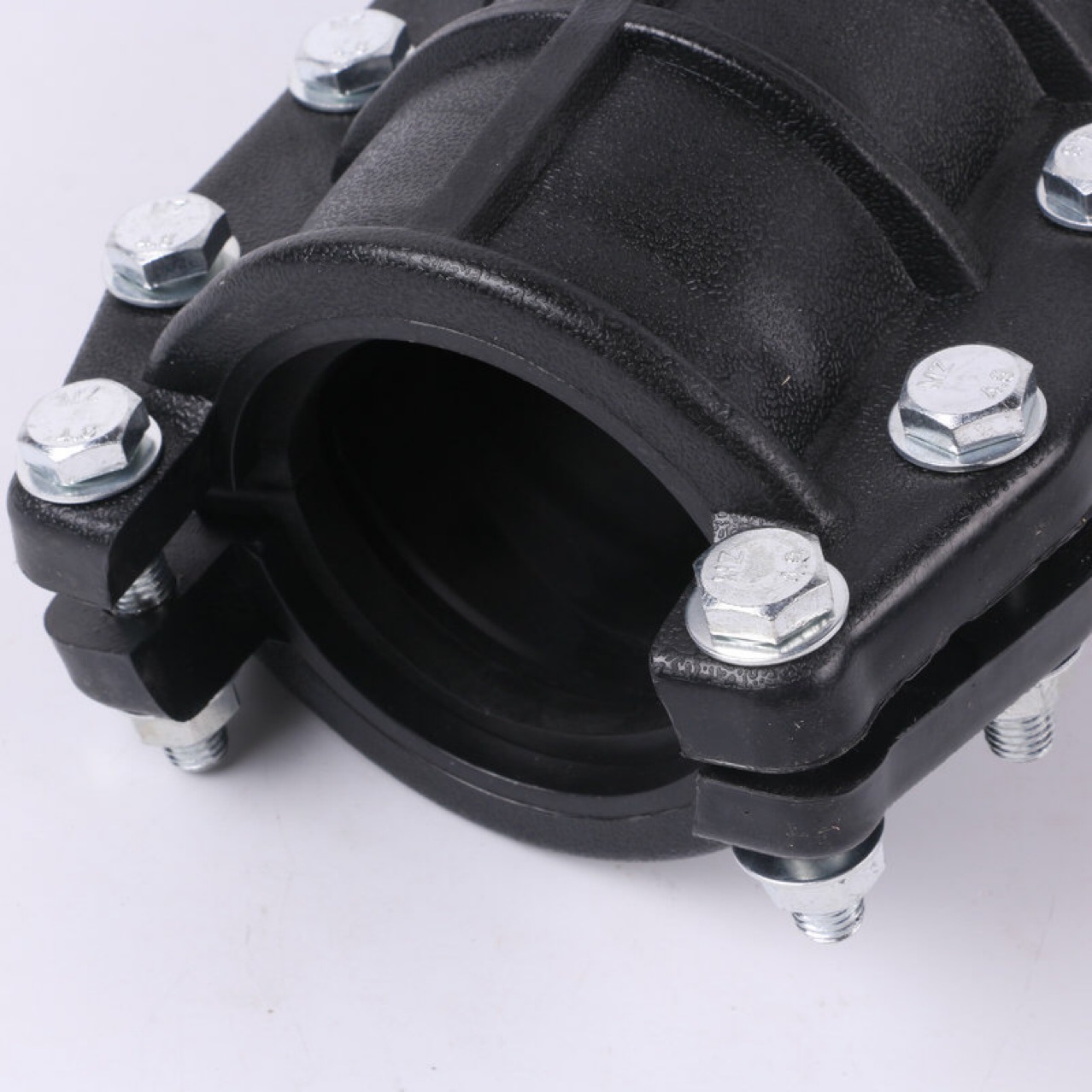 pe自来给水管塑料抢修节哈夫节快速接头50-315管道免热熔补漏配件