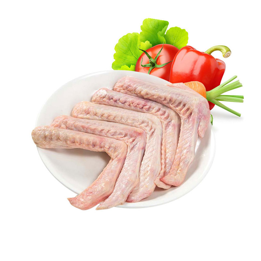 冷冻中鸭翅二节翅干净无毛20斤食堂酱卤食材江浙沪皖包邮