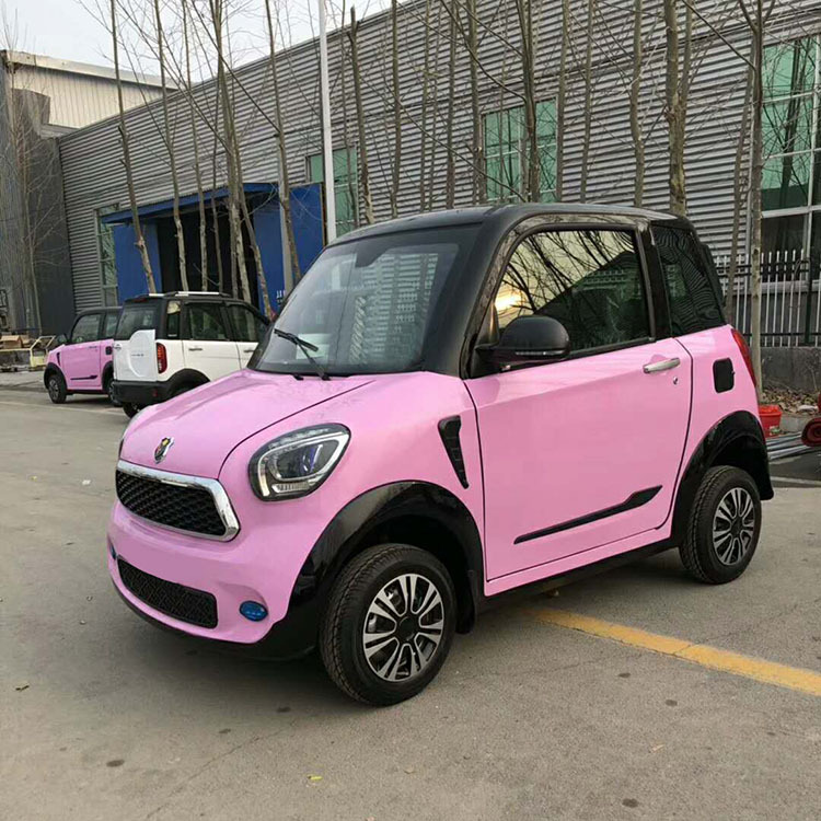 2门4座微型电动四轮汽车 全封闭式电动车 油电两用电瓶代步车