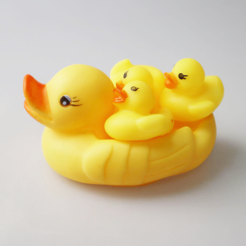 Hot Sale Duck Toys Baby and Infant Swimming Bath and Water Toys a Family of Four Rubber Duck/Duck Toys