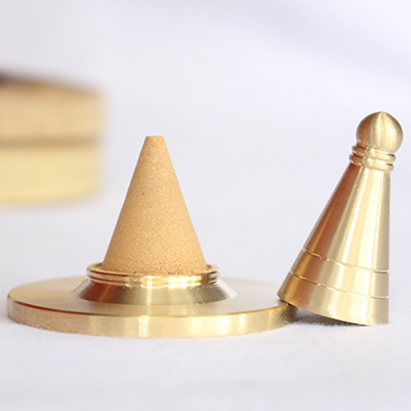 纯铜单个套装制作塔香模具锥香印香粉专用香模批发熏香道用具