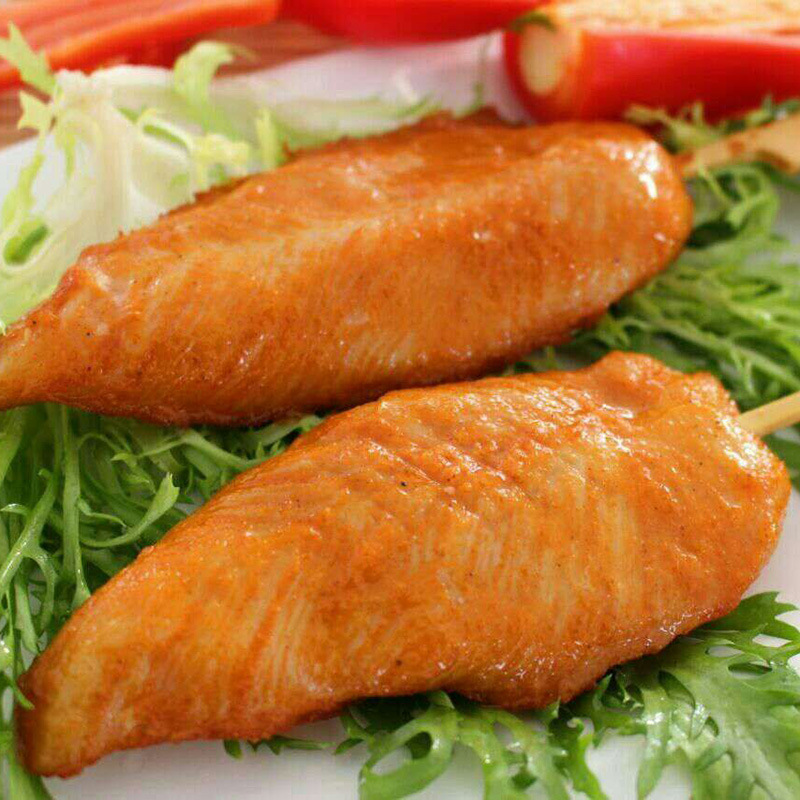 鸡柳 鸡肉条串川香鸡柳 叭哒香奥尔良鸡柳串950克 包 25根/包左右