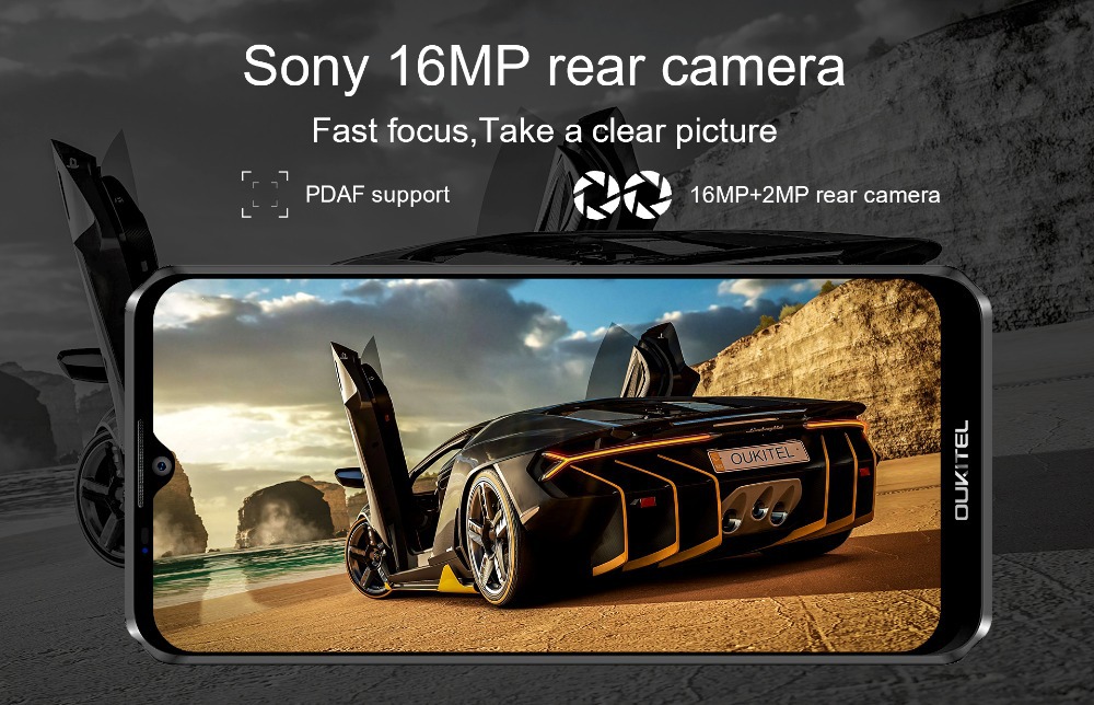 oukitel欧奇k12 电池10000毫安5v/6a快速充电指纹智能手机6.3英寸
