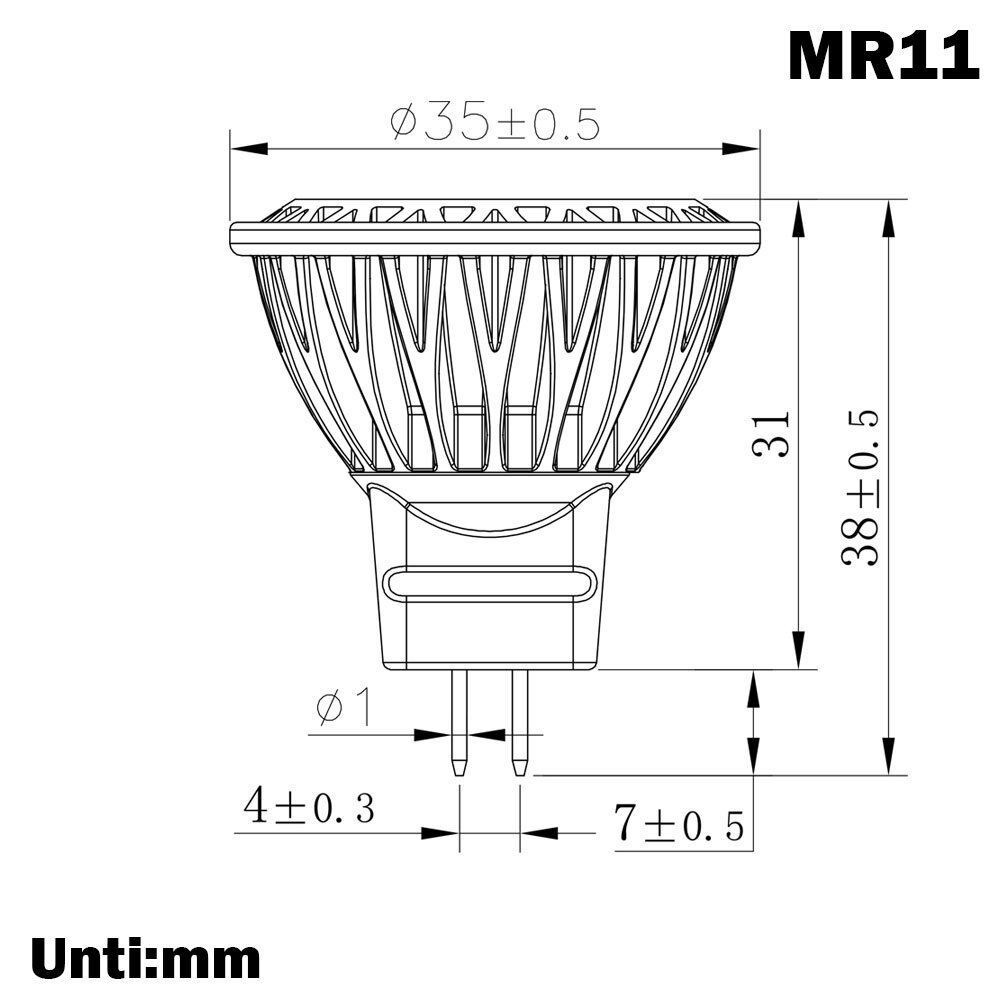 3w灯杯mr11小射灯橱柜灯led轨道gu4射灯高亮无频闪节能调酒柜灯