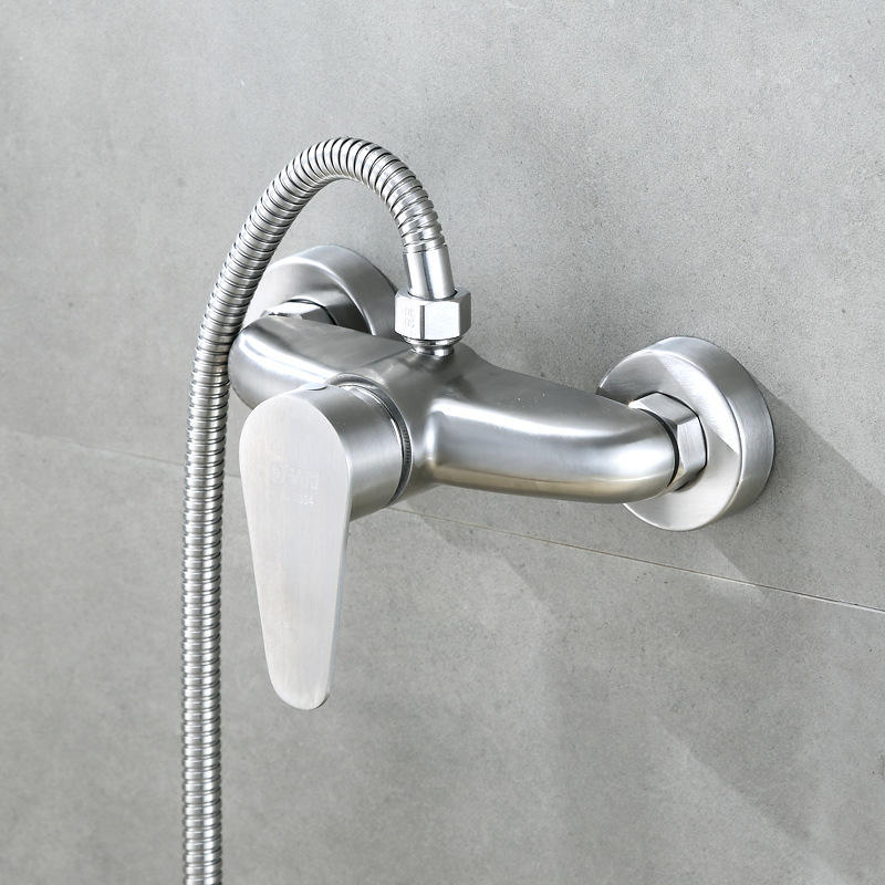 304暗装淋浴器卫生间沐浴浴室冷热混水阀不锈钢混水阀