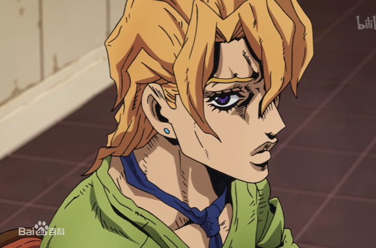 jojo的奇妙冒险 黄金之风 潘纳科特·弗高 福葛cosplay假发