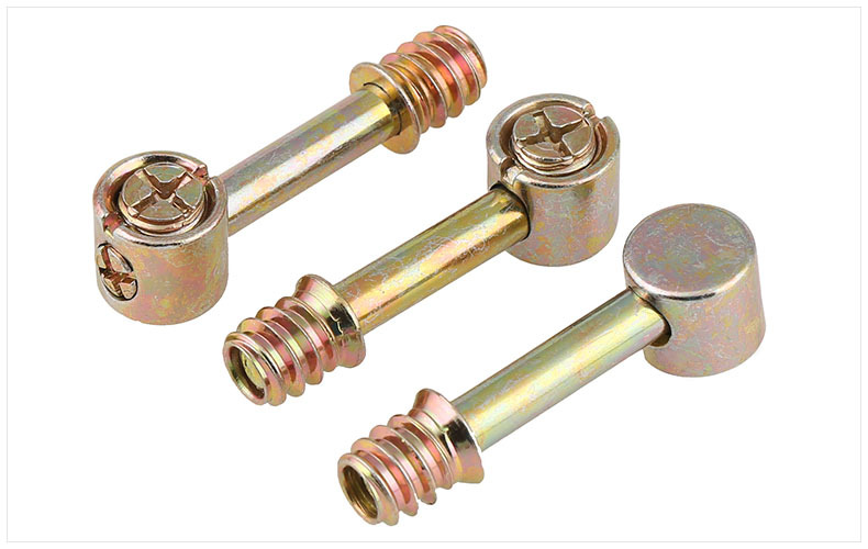 家具螺丝 家具四合一连接件 偏心轮配件 拼装件 锤仔螺丝 m6