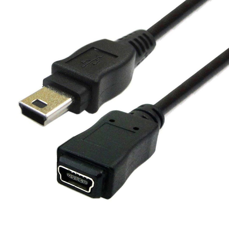 usb2.0迷你mini b公对mini b 5p母延长线,gps延长线高速迷你usb