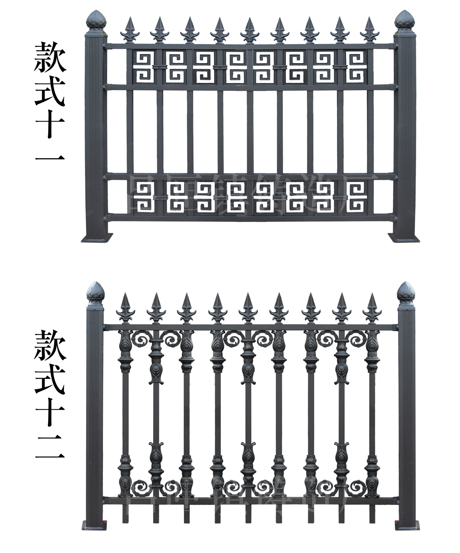 厂家爆款 铝艺护栏 小区庭院栅栏围栏 铝合金护栏 院墙防护栏