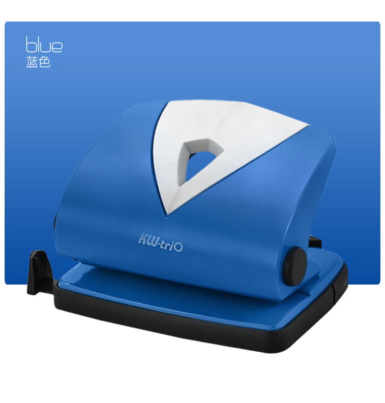 可得优kw91r8打孔器文件装订手动学生办公打孔机双孔活页a4纸张