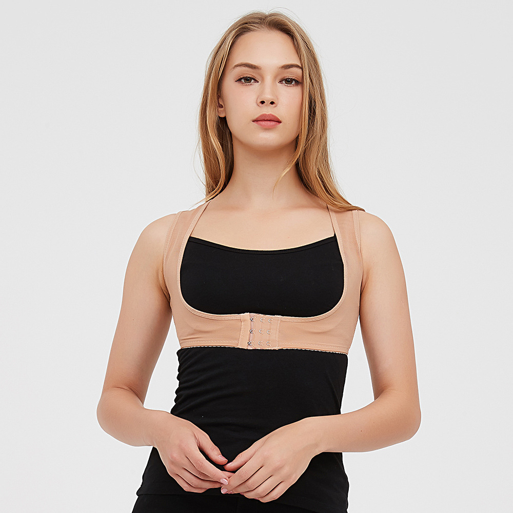 提胸收副乳姿势带胸托隐形背部驼背矫正带聚拢调整内衣坐姿矫正器