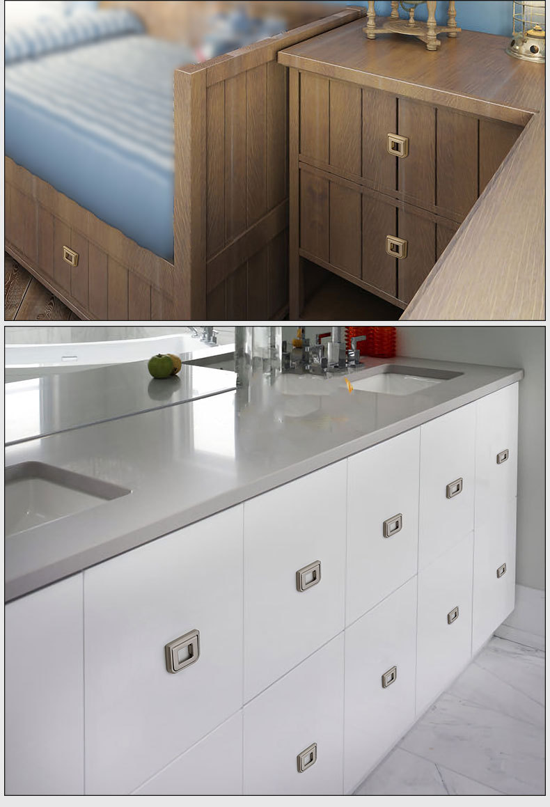 厂家直销现代简约抽屉鞋柜珍珠黑暗扣拉手美式橱柜衣柜柜门把手