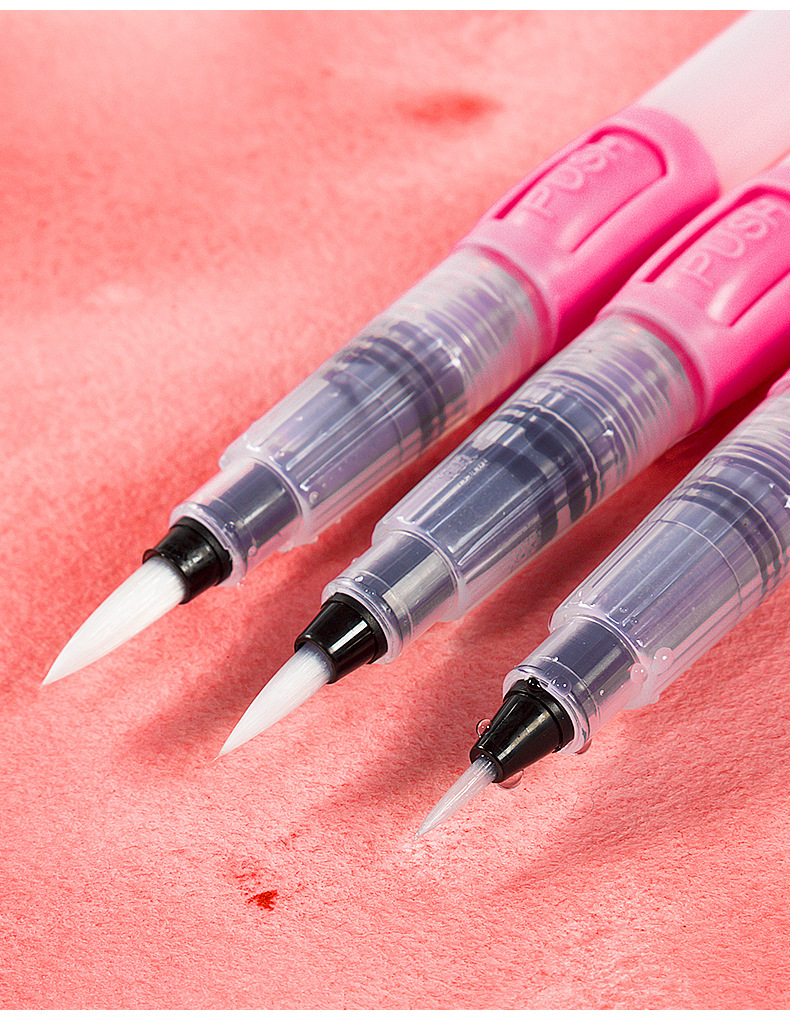 正品秀普自来水笔套装水彩画笔套装初学者水溶彩铅固体水彩颜料